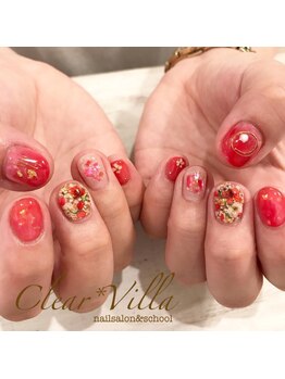 ネイルサロンクリアヴィラ(nail salon clear villa)/ハーバリウムネイル