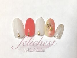 貝・夏ネイル￥6,900