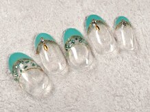 ケージュール(Kjour)/ライトグリーン　ダブルフレンチ