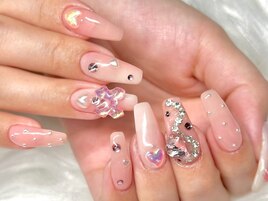 リボン*ピンク*120min