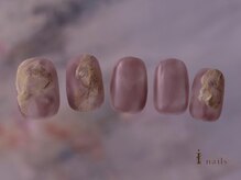アイネイルズ 吉祥寺店(I nails)/奥行きくすみピンクネイル