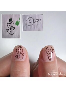 ネイルサロン アニーアンドジーノ シド(NAIL SALON Annie&Gino shido)/手描きネイル