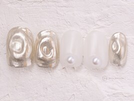 うねうねシルバーミラー冬￥4800