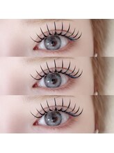 ぱっちり×ボリュームで圧倒的な目力に◎