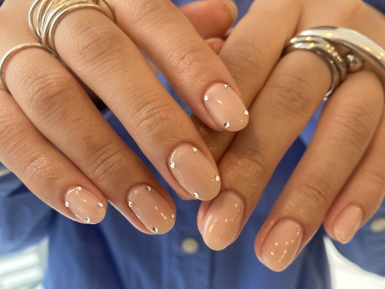 【Hand】ちゅるん美爪ワンカラー/肌馴染み提案付《men’s +\550》
