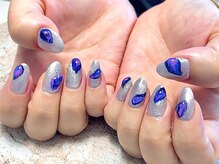 ティーエス ネイル ガーデン(T.S Nail Garden)/ニュアンス雫デザイン