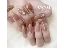 エスネイル 新宿西口店(es NAIL)/ビジューデザイン