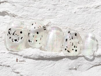 ジェミーネイル エビス(Jemiy nail ebisu)/クリアオーロラぷっくり6980yen