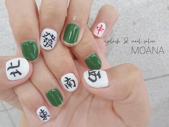 モアナ なんば店(MOANA)/麻雀牌nail♪