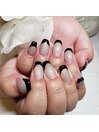 春スカルプフレンチネイル