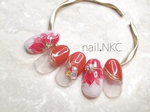 NKC/ポインセチアネイル