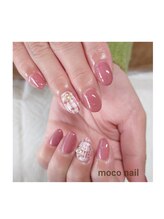 モコネイル(moco nail)/☆ワンカラー2本アート☆