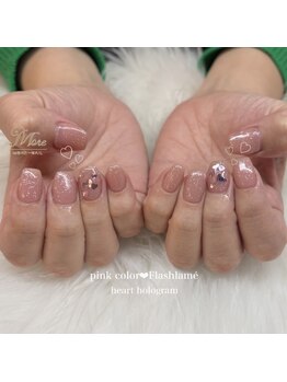 ハートホロネイル☆