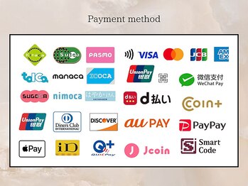 札幌ブラジリアンワックスアンド脱毛サロン エーセルド(A' Cerdo)/【お支払い方法】