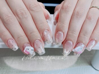 ヒュイズ ネイル(Hui‘s Nail)/ホシとハート画像持ち込み