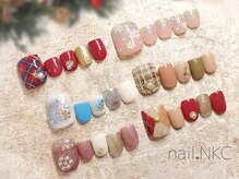 NKC/冬のフットネイル