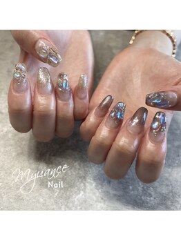 ワンホン☆ジュエリーネイル