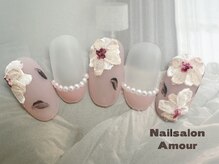 アムールユシマテン 上野湯島店(Amour)/キラキラ春夏ネイルコース¥7980