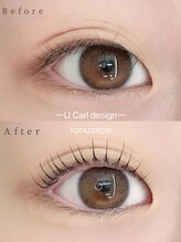 トパーズブロウ 宇都宮平松店(TOPAZ BROW)/立ち上げカールデザイン