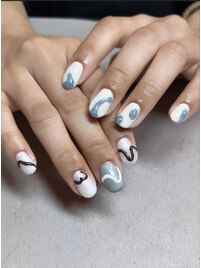 うねうねネイル