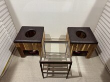 横山整骨院 アンド ヨモギビューティー(YOMOGI BEAUTY)の雰囲気（友達や家族でもよもぎ蒸しができる空間も用意しています♪）