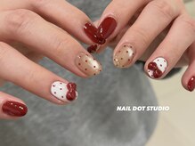 ネイルドットスタジオ 堺筋本町(NAIL DOT STUDIO)/バレンタインネイル