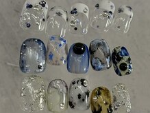 三三五五の雰囲気（研ぎ澄まされたdesignが指先を飾ります.）