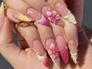 夏花ネイル