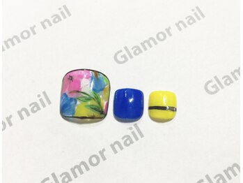 グラマーネイル(Glamor nail)/☆新作☆人気フットネイル¥7800
