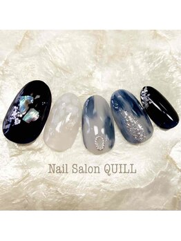 ネイルサロン クイル(QUILL)/1月ネイビー(1)