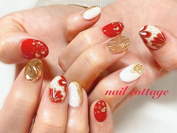 ネイルコテージ(Nail cottage)/ブライダルネイル和柄