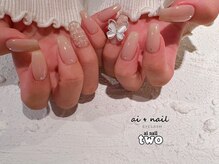 アイネイルトゥー 小倉(ai nail two)/バタフライネイル