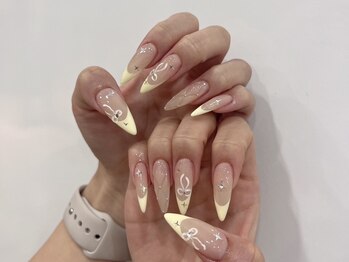 モカ 心斎橋(moca by Lee)/【Aina】キルティングネイル