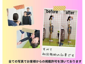 上本町骨盤整体院グッド/「整体による姿勢の変化」