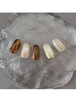 べっこう柄　定額7700コース