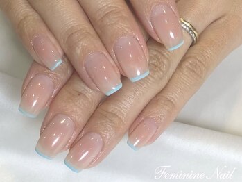 フェミニンネイル(Feminine Nail)の写真/家事も仕事も頑張るあなたへ♪シンプルネイルで日常を彩る◎初めてさんも歓迎！