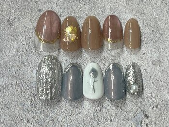 グロウ ネイル(GLOW×NAIL)/winter定額デザイン