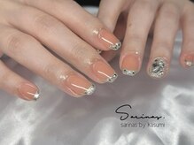 サリナスネイル 西院店(SARINASNAIL)/ガラスフレンチと埋め尽くし