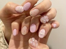シオネイルサロン 下北沢2号店(sio.nailsalon)/パーツ込おまかせコース(90min)