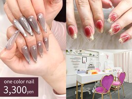 [初回オフ無料]ワンカラーネイル