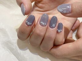 雪の結晶。
