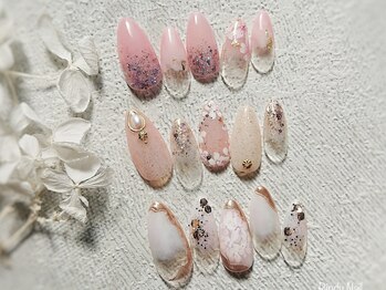 リンドゥネイル 上小田井店(Rindu Nail)/春ネイル♪桜フラワー♪