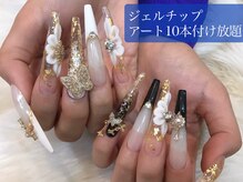 エスフィーネイルサロン ブリーユ(Esfy nailsalon Brille)の雰囲気（ジェルチップつけ放題メニューが人気★つけ放題パーツが豊富！！）