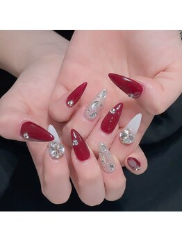 クイーンズビューティーサロン 新宿本店(Queen's beauty salon)/チップ長さだしやり放題