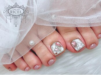 リシェル 原宿店(Ricel)/フット埋め尽くしデザイン♪