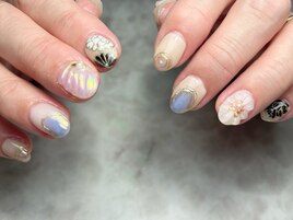 お正月ネイル