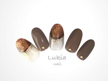 ルキア(Lukia)/ブラウンネイル☆ミラーネイル