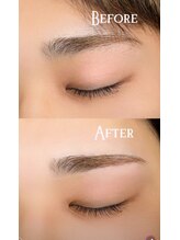 エアージーモ(Air Gmo)/メンズ眉毛Wax before after