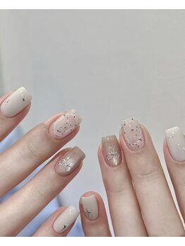 エルネイル(L.nail)の写真/【カラーやパーツでぎゅっとトレンド感♪お洒落で可愛いデザインが豊富】色混ぜや季節感に合わせてご提案＊