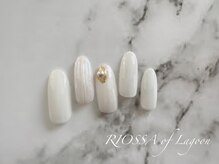 リオッサ オブ ラグーン(RIOSSA of Lagoon)/キラキラホワイトネイル